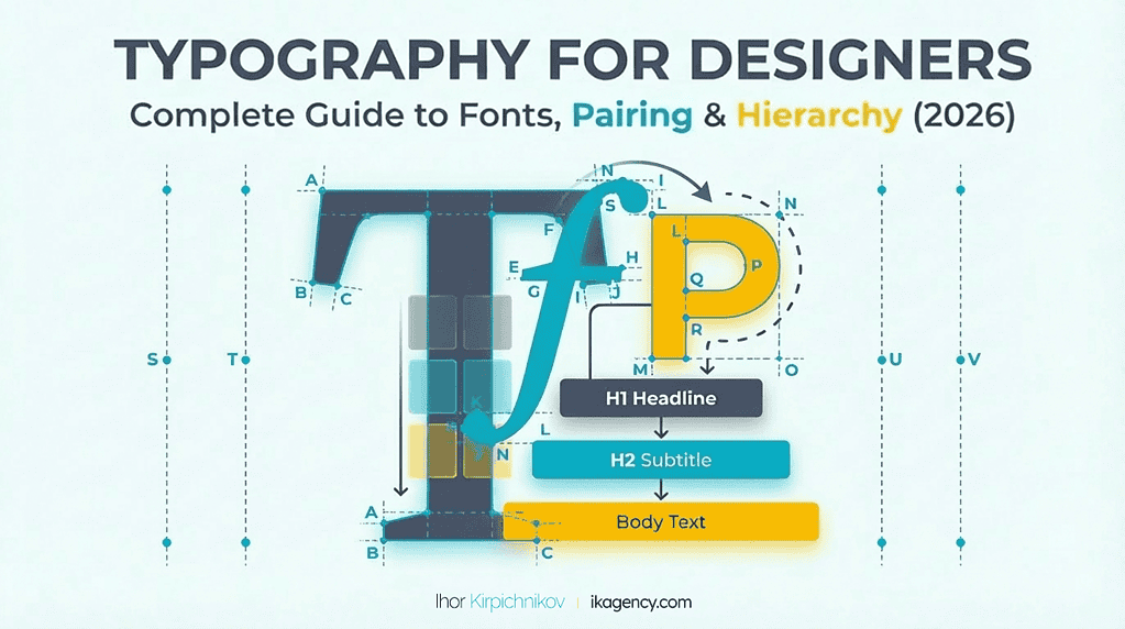 Typography for Designers Complete Guide to Fonts, Pairing & Hierarchy (2026)